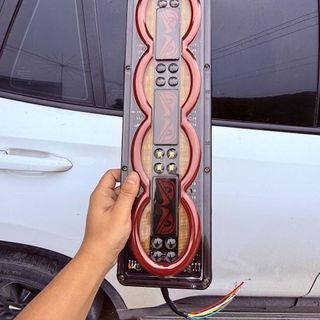 Đèn hậu hình 4 đôi mắt thế hệ mới dành cho xe tải cao 14cm dài 46cm