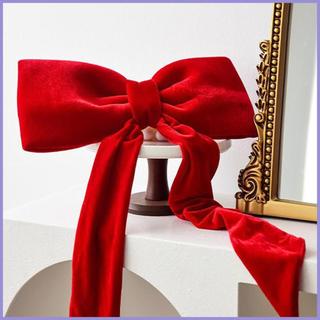 Cây thông Noel Trang trí hàng đầu Trang trại lễ hội Trang trí nhung Nơ lớn cho cây thông Noel cho trong nhà ngoài trời mueadsyvn