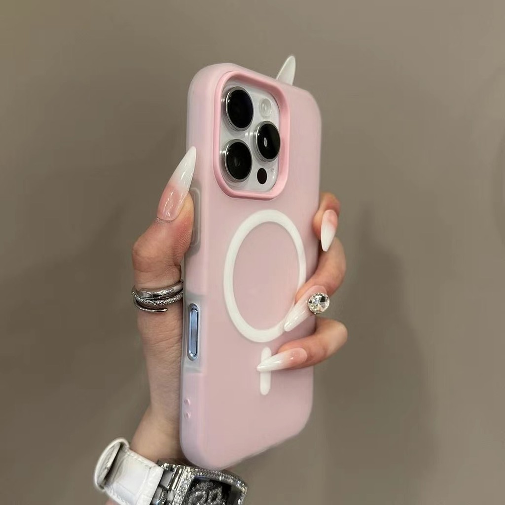 Mới từ hút 2in-1 jelly cho iPhone17 vỏ 16promax đơn giản iPhone15 vỏ trống 14plus/12Bền vữngVỏ