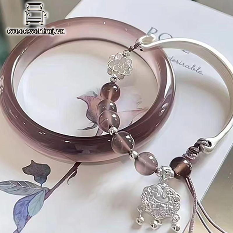 Vòng tay nữ phong cách cổ xưa, thiết kế Trung Hoa, phụ kiện thời trang