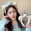 Băng Đô Quấn Tóc Hình Hoạt Hình Dễ Thương Cá Mập Cua Sang Trọng - Phụ Kiện Tóc Cho Cô Gái