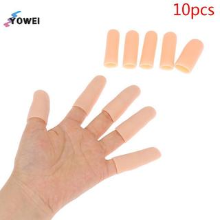 YOWEI 10 Cái / bộ Silicon Gel Ống Tay Băng Bảo Vệ Ngón Tay Giảm Đau Ngón Tay Cái Mũ VN