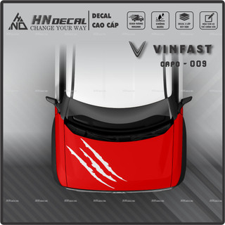 DECAL DÁN CAPO XE VF3 - TEM DÁN CAPO VF3 MẪU MỚI NHẤT Tem VF3 cao cấp ( MẪU 09 )