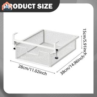 Dưới Bàn Ngăn Kéo Giỏ Kéo Bàn Treo Ngăn Kéo Tiết Kiệm Không Gian Đồ Dùng Văn Phòng Nhà Thiết Yếu Kẹp Trên Kệ Lưu Trữ