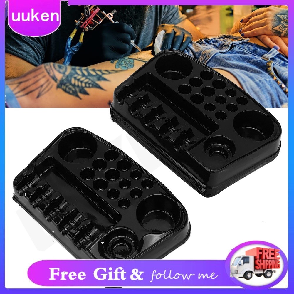 Uukendh [Hàng mới về] Set 12 khay tinh mực dùng một lần tiện lợi