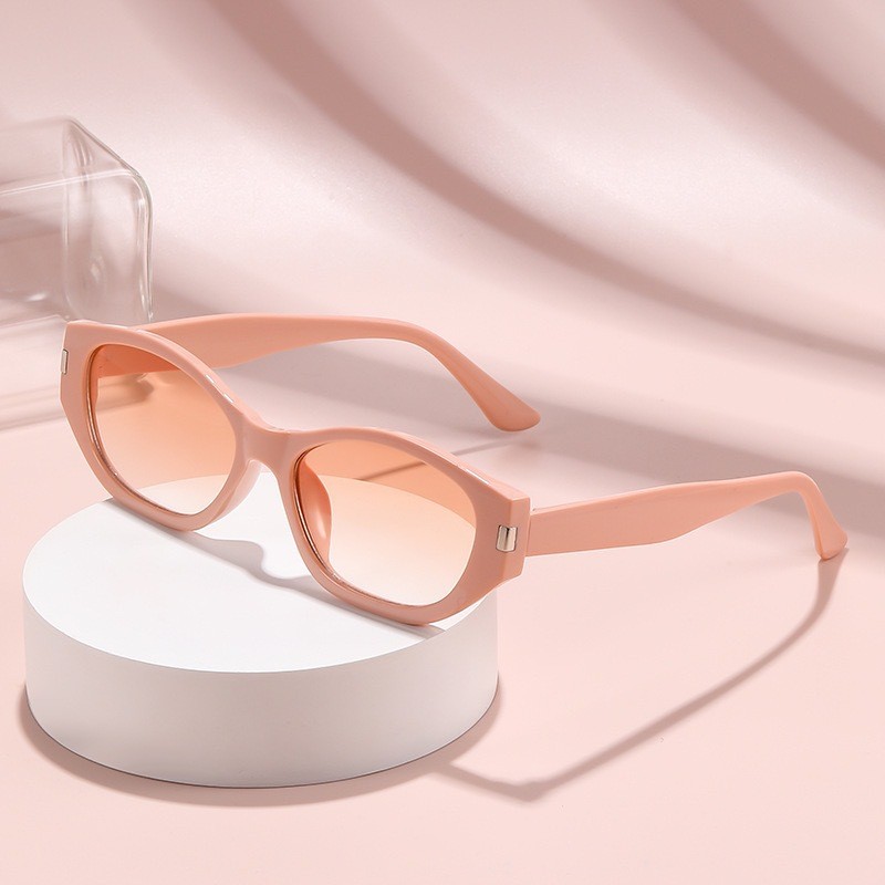 Kính mát retro vintage với khung hẹp, bảo vệ khỏi tia UV, phù hợp cả nam và nữ