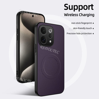 VIVO V70 5G Da Chống Sốc Họa Tiết Sợi Carbon Vỏ Từ Tính VIVOV70 Sạc Không Dây Ốp lưng