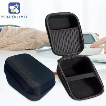 Hộp đựng máy đo huyết áp POTER LIMIT, Túi bảo vệ máy đo huyết áp tam giác chống sốc, Vỏ cứng Dung tích lớn có tay cầm Hộp cứng cho máy đo huyết áp