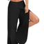 Phụ Nữ Plus Kích Thước Quần Ống Rộng Thể Dục Rời Khiêu Vũ Yoga Chia Quần Nữ Co Giãn Wasit Tập Luyện Thường Ngày Chắc Chắn Quần Áo Mùa Hè