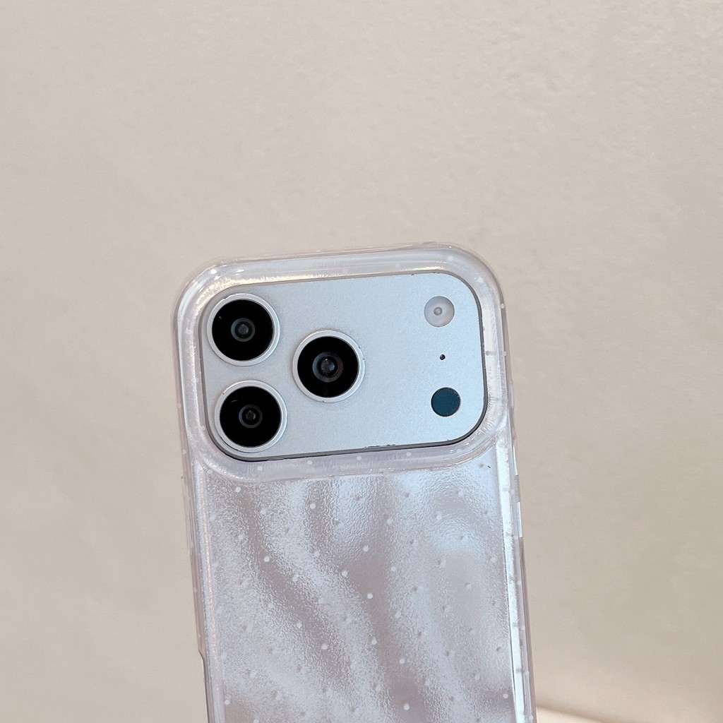 Ốp điện thoại họa tiết sóng cực quang đơn giản cho IPhone17ProMax 17 16 15 14ốp lưng iphone