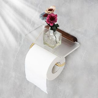Đơn giản Hiện Đại Ánh Sáng Sang Trọng Treo Tường Không Đục Lỗ Hộp Khăn Giấy Quả óc chó Đen Retro Kết Cấu Gỗ Chắc Chắn Bốn Mùa Đa Năng Thích Hợp Cho Gia Đình Phòng Tắm Phòng Tắm Nhà Vệ Sinh