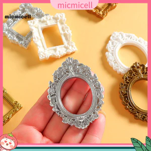 MIC _ Tinh Tế Khung Nhỏ Mini Khung Ảnh Mini Vintage Khung Ảnh Nhỏ Retro Khung Ảnh Tự Làm Phụ Kiện Cho Trang Sức Ốp Điện Thoại Di Động Tủ Lạnh Nam Châm Thủ Công