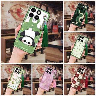 Ốp Điện Thoại Tua Rua Chuông Cho ZTE Blade A35 / A55 Chống Sốc Chống Thấm Nước Dễ Thương Graffiti TPU Hoạt Hình Silicon Mềm Vỏ Bọc Toàn Bộ Bảo Vệ Túi Điện Thoại Bền Thiết Kế Thời Trang Chống Bụi