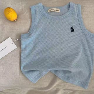 Mỏng Lưới Co Giãn Mùa Hè Áo Vest Trẻ Em Bé Trai Áo Thun Không Tay Bé Thêu Top Bé Gái