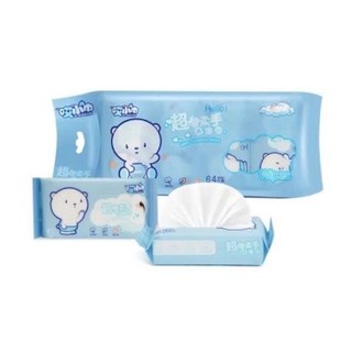 SET 8 GÓI KHĂN ƯỚT MINI TIỆN LỢI KHI ĐI CHƠI, ĐI DU LỊCH (64 TỜ/SET) MÀU NGẪU NHIÊN