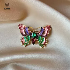 Trâm cài bướm tráng men cổ điển - phụ kiện thời trang hàng ngày và tiệc cưới