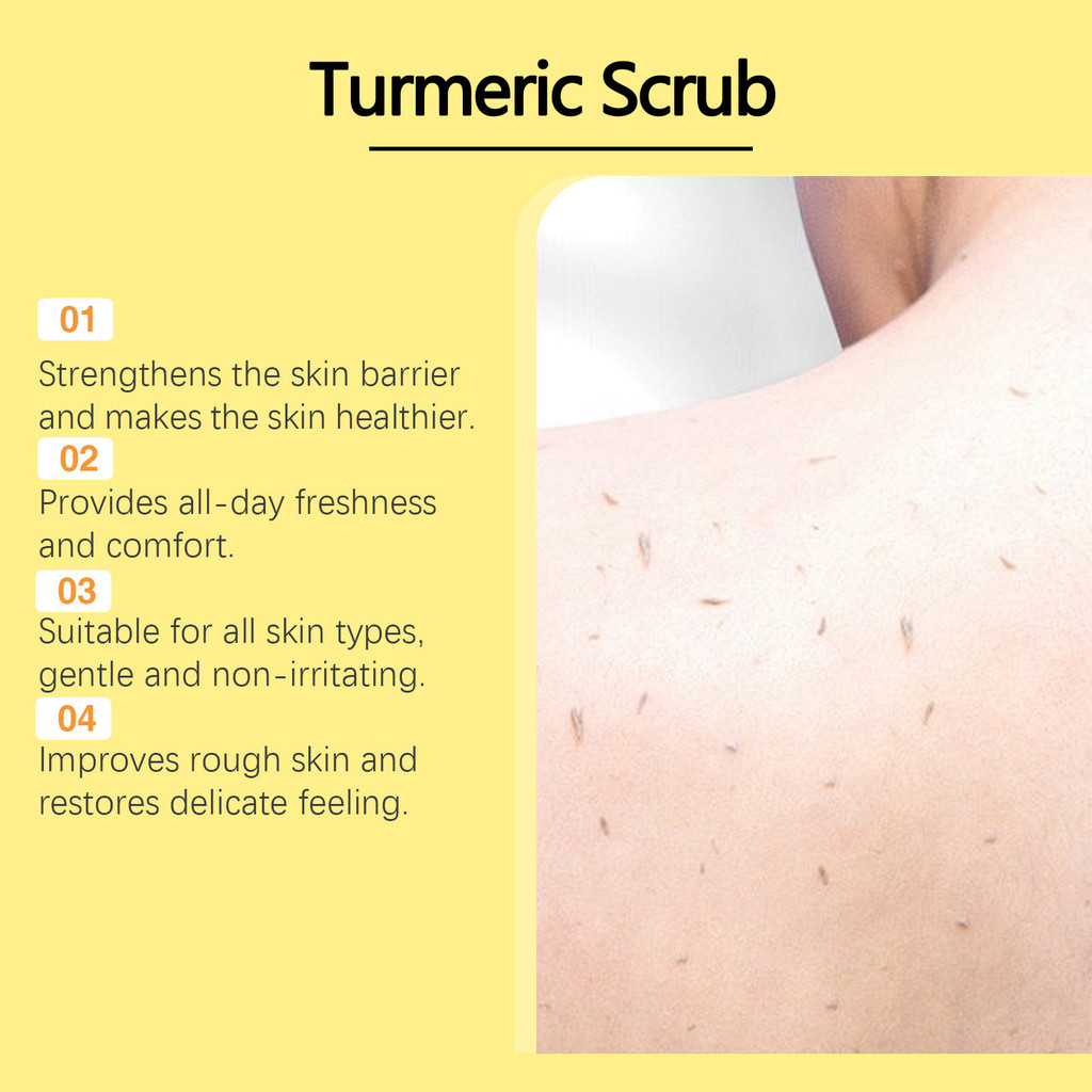 OceAura Turmeric Scrub Collagen + Vitamin C Ultra Dưỡng Ẩm Tẩy Tế Bào Chết 114g / 4oz