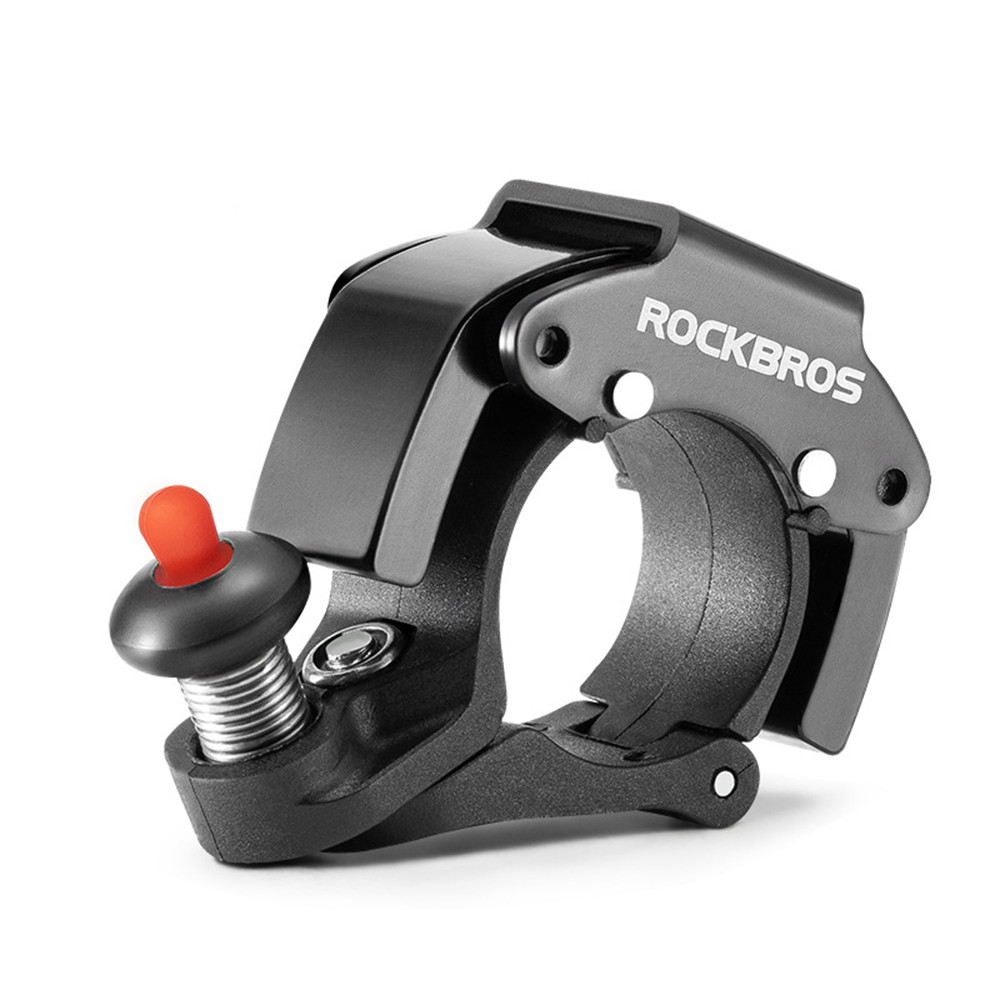 Chuông xe đạp Rockbros từ hợp kim nhôm, âm lượng lớn, bảo đảm an toàn cho xe đạp đường bộ và MTB.