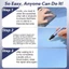 Magic Car Scratch Removal Pen Bộ dụng cụ sửa chữa sơn DIY chuyên nghiệp Bút loại bỏ vết xước cho tất cả các màu sắc trên ô tô Bút xoáy và các loại bỏ