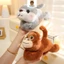 LON Dễ Thương Mềm Mô Phỏng Từ Tính Cói Khỉ Mèo Cáo Đồ Chơi Sang Trọng Cho Bé Trai Bé Gái Plushie Seal Búp Bê Thú Nhồi Bông Gối Ngủ Cho Bé Gái Quà Tặng Sinh Nhật Trẻ Em