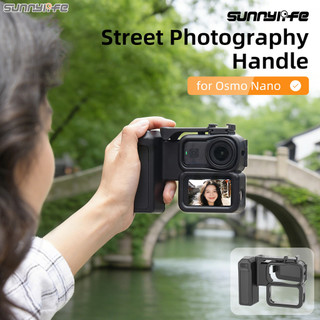 Dành cho DJI Osmo Nano tích hợp tay cầm vợt đường phố phát hành nhanh lồng thỏ quét tay cầm khung phụ kiện tay cầm