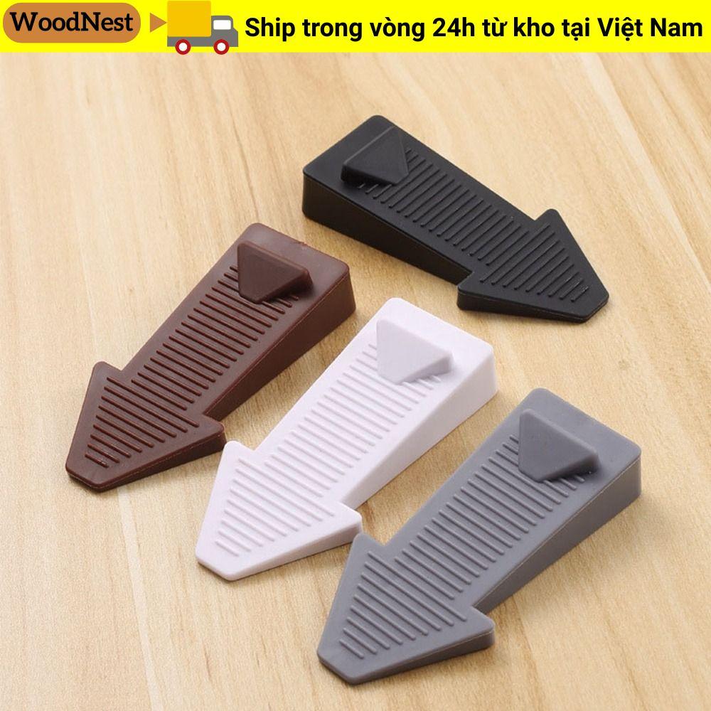Giá đỡ sàn WOODNEST, Tấm bảo vệ tường Nút chặn cửa chống va chạm, Ngăn chặn cửa silicon cố định chống trượt Phòng ngủ