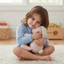 Búp bê thỏ dệt kim QEARY, Đồ chơi nhồi bông mềm mại phong cách Kawaii, Sinh nhật dài chân thủ công cỡ nhỏ Đồ chơi thỏ nhồi bông cho bé gái