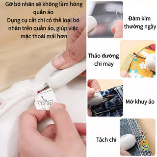【COD】Dụng cụ xỏ chỉ và tháo chỉ 2 trong 1 tiện dụng, giúp người già và người khiếm thị tự tin hơn khi may vá tại nhà.