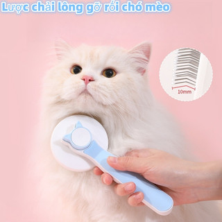 MiraLife Lược chải lông gỡ rối chó mèo + tách lông tự động khỏi lược