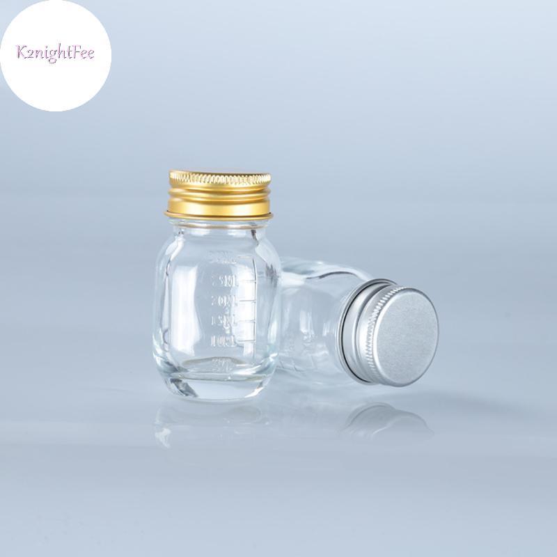 K2nightFee 1 Chai Thủy Tinh Nhỏ 30ml Có Nắp Chai Thuốc Chống Rò Rỉ Viên Chai Thủy Tinh Có Thể Đổ Lại VN