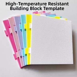 MONOSTYLE Cầu Chì Hạt Pegboards, Vuông DIY Làm Xếp Hình Perler Hama Hạt, Sáng Tạo Thủ Công Thủ Công Trang Trí Chịu Nhiệt 52 * 52 Chân / 104x104 Chân Khối Công Cụ Đồ Chơi Trẻ Em