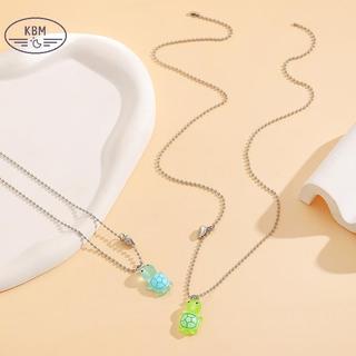 KBM Dạ Quang Rùa Trái Tim - Bộ Mặt Dây Chuyền Cho Nam và Nữ, Phù Hợp Làm Quà Tặng và Dự Tiệc