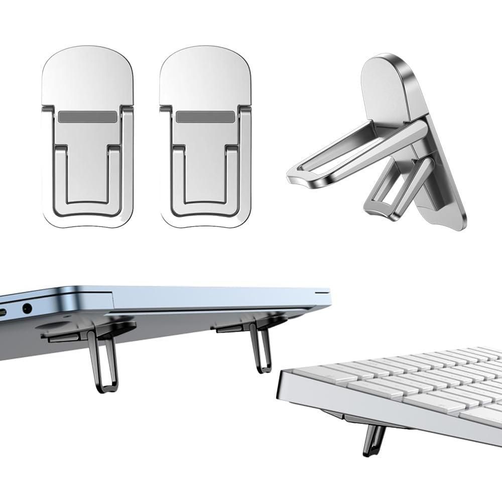[ Bộ 2 Chiếc ] Chân Đế Tản Nhiệt Cho Laptop Có Thể Nâng Gập 2 Nấc Điều Chỉnh, Phù Hợp Cho Bàn Phím, Máy Tính