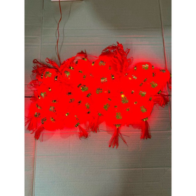 [Sale] Dây đèn led đèn lồng đỏ treo trang trí dài 5M loại 16 Quả 10Cm