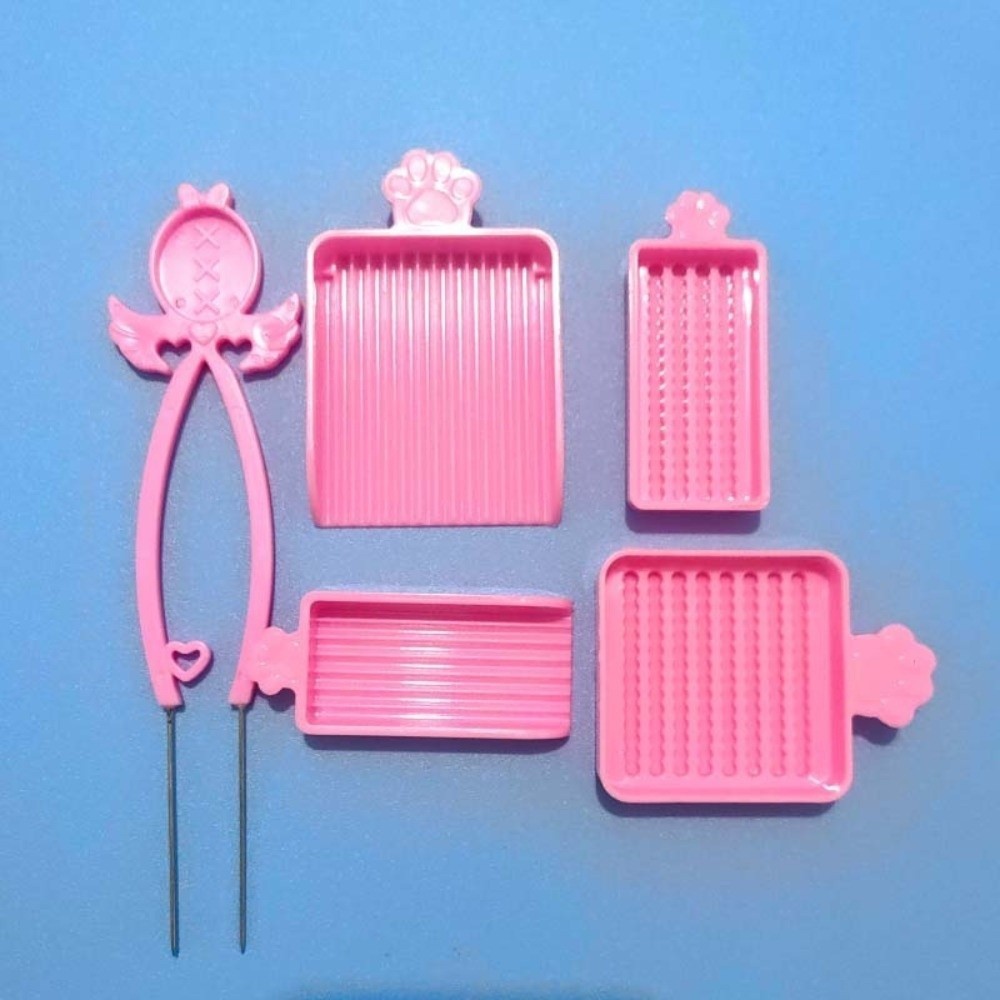 Bộ 3-5 cái nhíp kim đơn và hạt cầu chì, dụng cụ handmade hiệu quả cho đính cườm