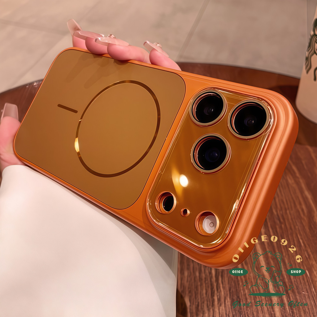 【 Ốp lưng iPhone17 】 Vỏ điện thoại từ tính laser lỏng AG Nano iphone17 Pro Max 16 15 14 13 cho vỏ iPhone Vỏ mềm silicon TPU chống sốc