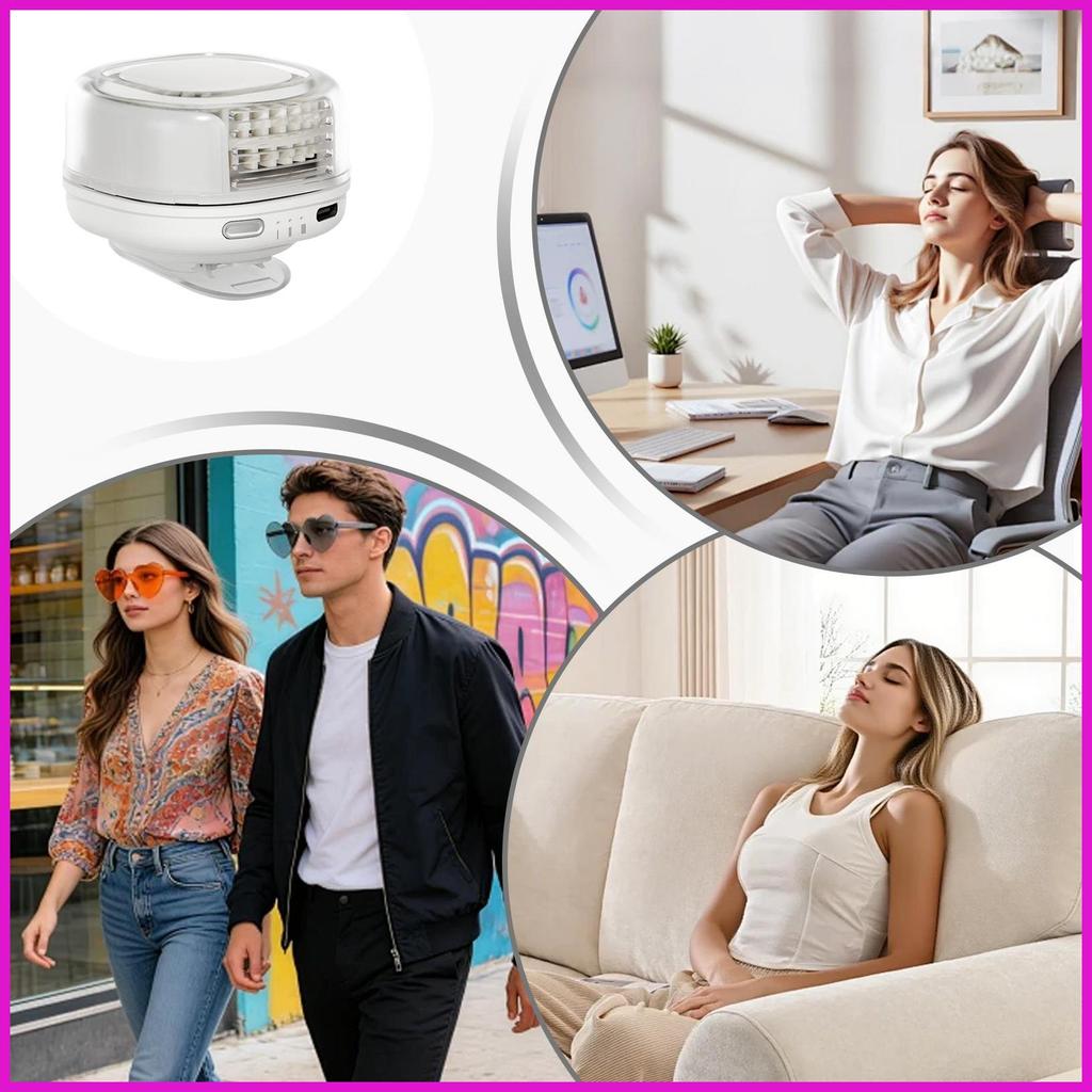 Quạt Eo Di Động Di Động Không Lưỡi Im Lặng Quạt Du Lịch Nhỏ Không Lưỡi Kẹp Trên Cho Du Lịch Ngoài Trời Mùa Hè Cắm Trại lyuvn
