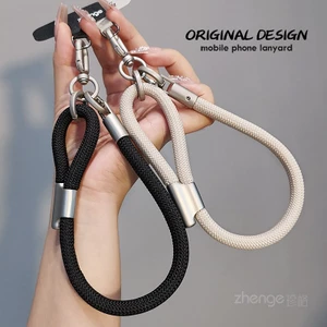 Điện Thoại Di Động Dây Có Thể Điều Chỉnh Cổ Tay Ngắn Bện Mạnh Bền Ngoài Trời Nam Nữ Di Động Leo Núi Du Lịch