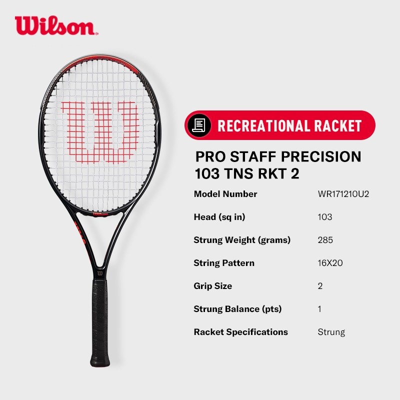 Wilson Pro Staff Precision 103 TNS RKT 2 Đã Căng Dây WR171210U2