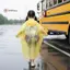 < WHPHous-t > Áo mưa EVA dành cho trẻ em Poncho dài một mảnh dùng một lần chống thấm nước nhẹ có mũ trùm đầu để sử dụng tại trường du lịch Đẹp
