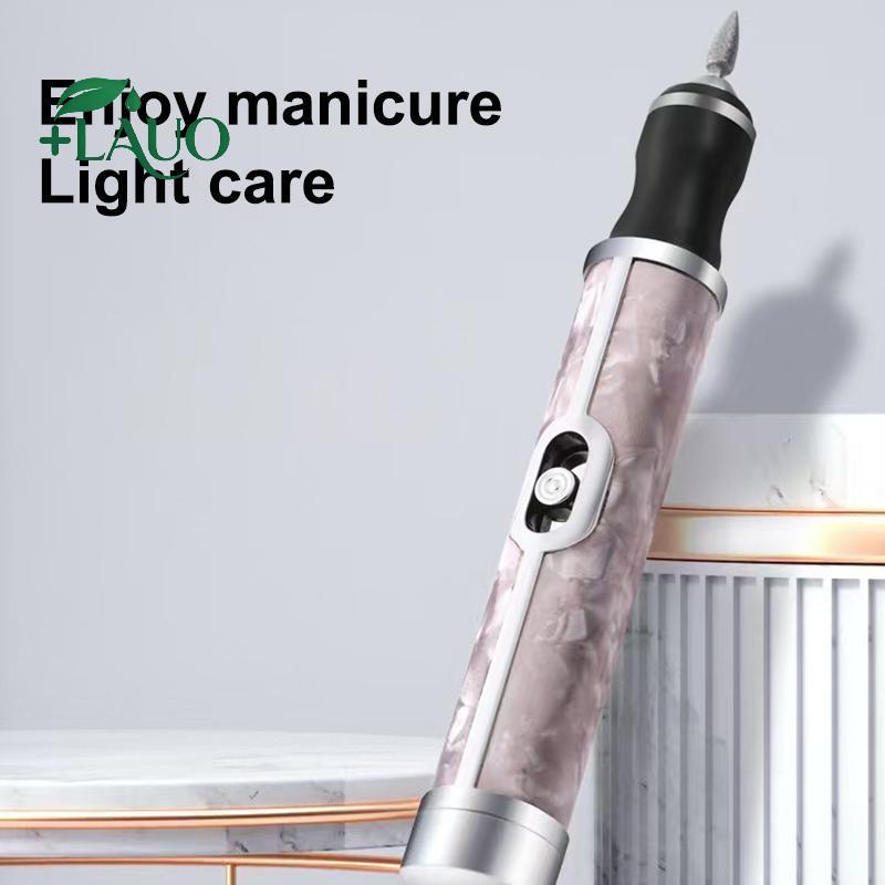 Springevenstar Bộ khoan móng tay điện 4 tốc độ, dụng cụ chăm sóc móng acrylic, dùng cho salon và tại nhà, kèm đầu mài móng chân