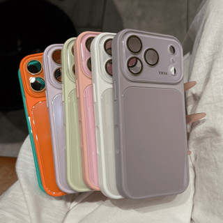Phim bảo vệ ống kính Vỏ điện thoại kính cường lực cảm giác băng cam cho iPhone 17Promax 17Pro 12 13 14 15 16 Pro Max Vỏ điện thoại di động nữ chống sốc