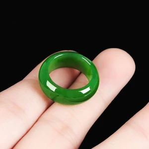 Nhẫn xanh phong cách dân tộc thời trang cổ điển