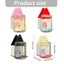 COO Lovely House Shape Bàn chải đánh răng Giải pháp lưu trữ Giá đỡ tổ chức với thiết kế gắn tường Giữ bàn chải khô và sạch sẽ