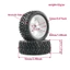 4 76 * 31mm RC Điều Khiển Từ Xa Ô Tô Rally Lốp Tỉ Lệ 1 / 10 Đường Phẳng Off-Road Lốp Rộng HPI WR8 94177 H9804 Đồ Chơi Phụ Kiện Xe Hơi