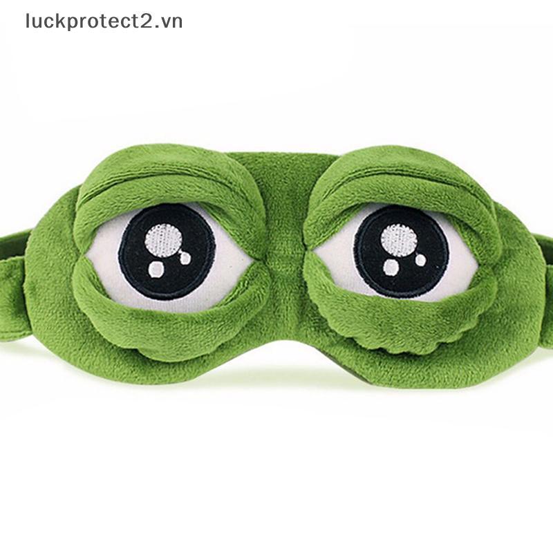 # luckpro # Ếch Buồn Ếch 3D Mặt nạ mắt Ngủ Ngộ nghĩnh Nghỉ ngơi Ngủ Quà tặng ngộ nghĩnh.