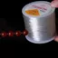 Dây pha lê đàn hồi FUJIOU, Sợi đính cườm trong suốt 0,4-2mm 100m, DIY trong suốt Pha lê trong suốt TPU co giãn Dây đính cườm