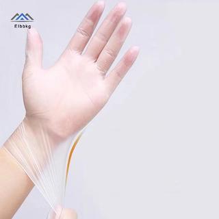 ELBBKG 50 / 100 Chiếc Găng Tay Cao Su Miễn Phí TPE Găng Tay Dùng Một Lần Trong Suốt Axit Chống Trơn Trượt An Toàn Làm Việc Cấp Thực Phẩm Găng Tay Vệ Sinh Gia Đình Mới