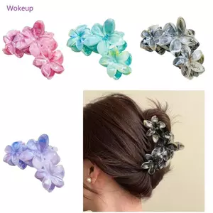 Kẹp Tóc Thời Trang Hoa Nhựa Frangipani - Phụ Kiên Tóc Chuẩn Mốt Cho Mỗi Ngày