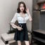 Hộp đêm Váy gợi cảm Nữ cao cấp kiểu Pháp Ôm hơn Váy chữ a cổ thấp Quần áo hộp đêm Quần áo làm việc